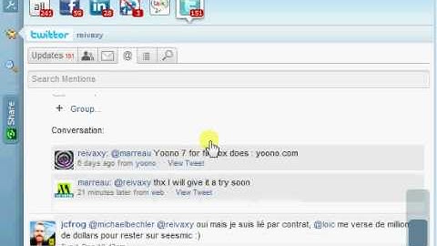 Yoono 7 Advanced Tips - View Twitter conversation threads