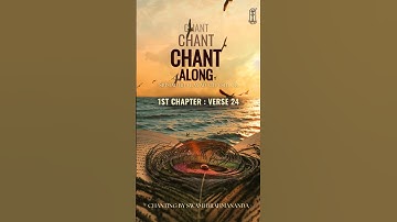 Bhagavad Gita - Chapter 01 Verse 24 - Chant - श्रीमद भगवद गीता | #bhagavadgitachanting #Shorts