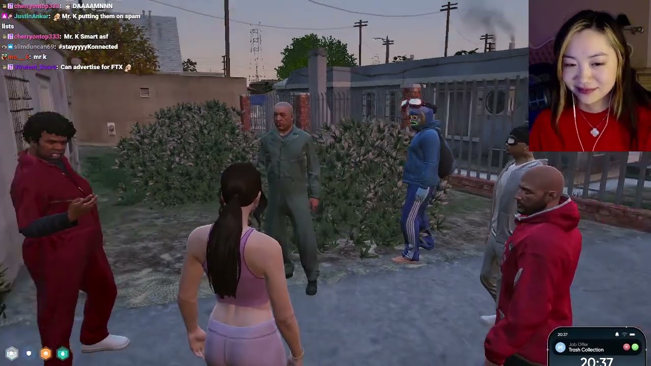 Fanny meets CG and gets a Foot Inspection by Mr K  GTA NoPixel 40
