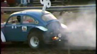1 vw bug + nitrous + fire part 2
