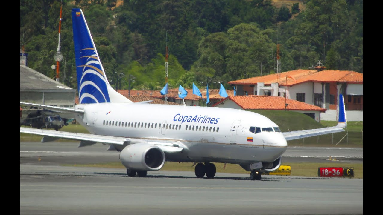 Copa Airlines Colombia Flight CM 7505 - B737-7 / Rionegro ...