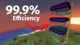 Most Efficient High Capacity Iron Farm - Build Tutorial