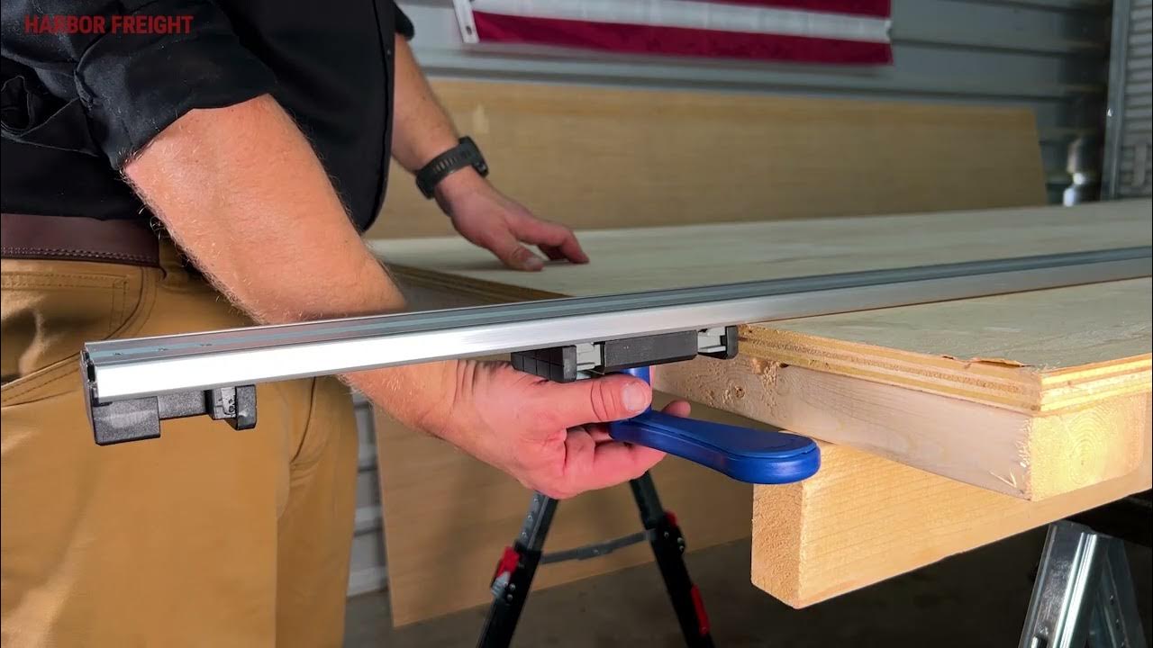 Quinn Clamp and Cutting Edge Guide Harbor Freight YouTube