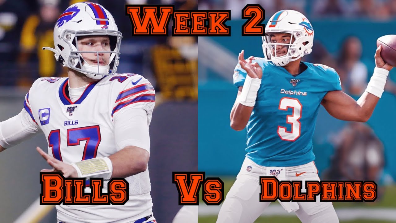 Bills @ Dolphins || NFL season week 2 - YouTube