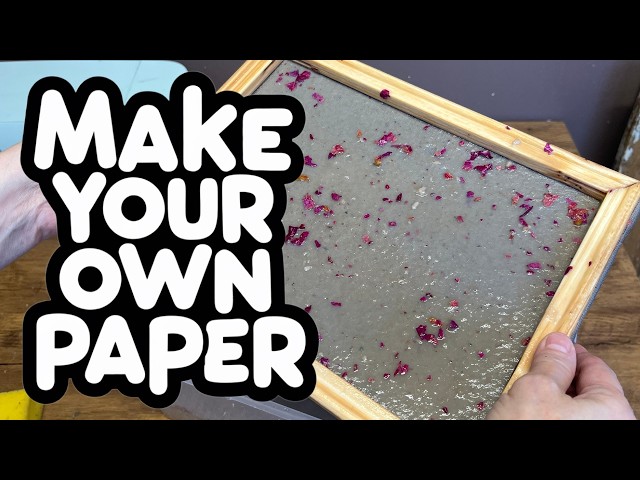 How to Make Paper with a DIY Deckle ⋆ Dream a Little Bigger