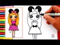 Aprende a dibujar una CHICA MINNIE MOUSE Kawaii | How to Draw a Cute Minnie Mouse Girl