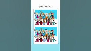 Find 6 Differences!!! #challenge #game #puzzle #shortvideo #shorts