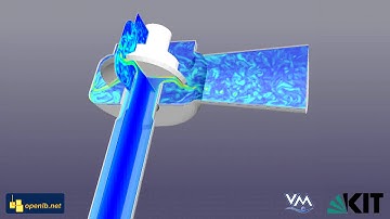 Savety Valve Simulation with LBM