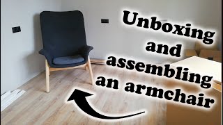 Unboxing and assembling - IKEA armchair