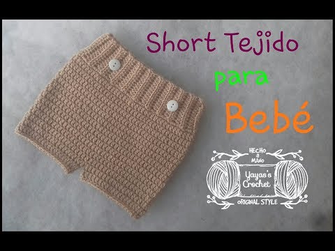 shorts tejidos en crochet