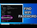 CMD : Find All WiFi Passwords In 1 Command on Windows 10 /11