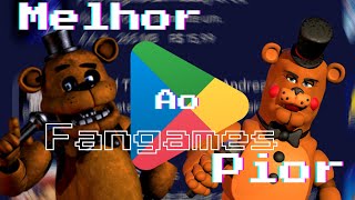 Jogando as melhores até aos piores fangames de fnaf da play store