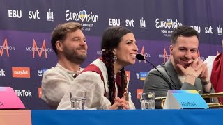 Eurovision 2024 - Ladaniva in Press Conference after qualifying SF2!