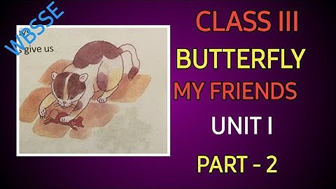 WBSSC/ CLASS III/ BUTTERFLY / LESSON 1/ MY FRIENDS / UNIT 1/PART 2/ FOR HINDI MEDIUM STUDENTS