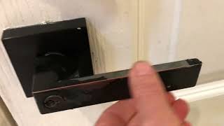 Famous Probrico Heavy Duty Flat Black Door Handles Square Privacy Interior Door Review Profile
