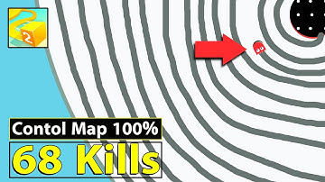 Paper.io 2 Control Map 100% With 68 Kills Antenna | Paperio Hack World Record