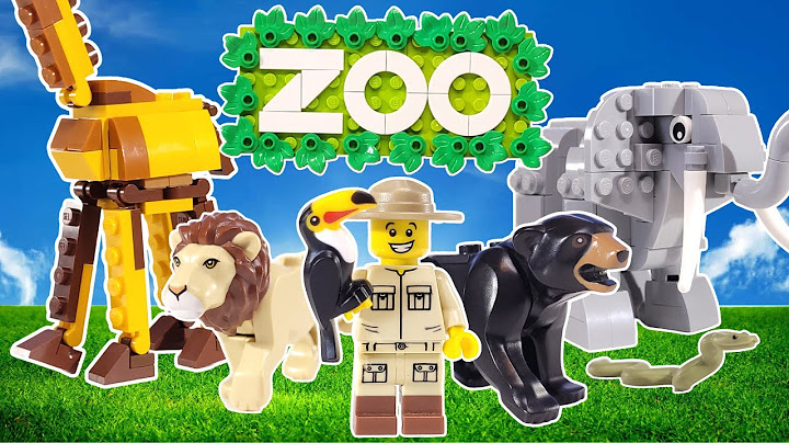 Saya Membangun Kebun Binatang Lego Besar dengan Lebih dari 100 Hewan
