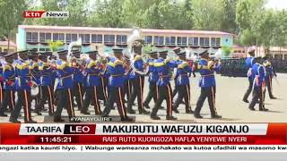 Rais WIlliam Ruto aongoza hafla ya makurutu kufuzu Kiganjo