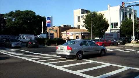 Traffic Signal Malfunction during Summer Evening Rush Hour (Police Present) - Boston, MA - HD