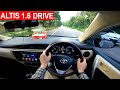 Driving corolla altis 16 2018 facelift review  impressions  0100 brake test body roll