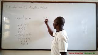 Introduction to Absolute Values - Dr. Douglas K. Boah (Shamalaa Jnr/Archimedes)
