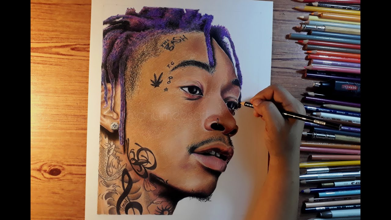 Buy Wiz Khalifa Art Print Art by Raquel Antoinette Online in India  Etsy