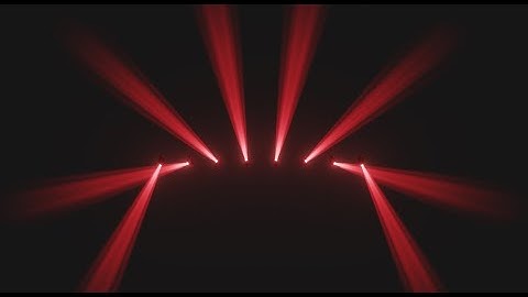 Blender beam light circle motion