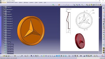 Catia Tutorial Exercise 12 Bouchon "Surface"