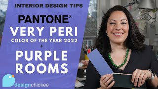 Very Peri Pantone's Color of the Year 2022   Purple Rooms - Interior Design Tips