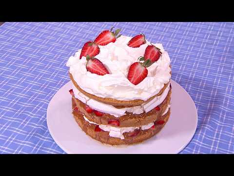 Strawberry and Meringue Dessert