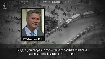 The policeman behind the student tuition fees protest assault