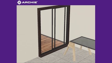 Archie Sliding Security 3-Point Door Lock Installation Instruction NEW