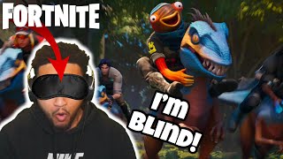 I Played The NEW Fortnite Season Blindfolded! | HARDEST CHALLENGE! | Fortnite Battle Royale