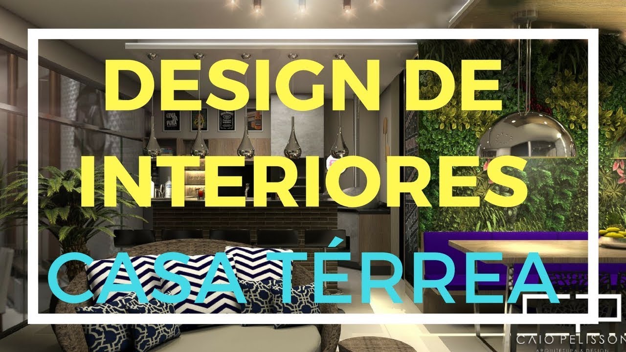 Design de interiores decoração ambientes casa térrea moderna integrada ...