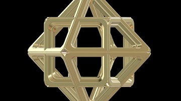 My interpretation of a cube octahedron compound