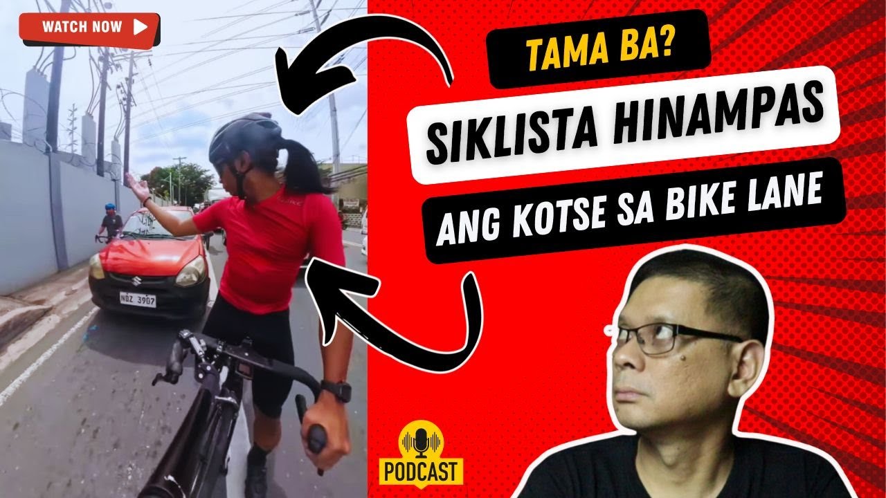 Tama Ba? Siklista, Hinampas ang Isang Kotse sa Bike Lane (2024)