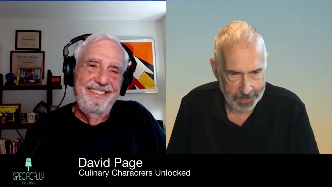 Culinary Characters Unlocked - a new podcast by David Page