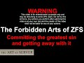 Forbidden Arts of ZFS | committing the greatest sin & getting away with it [Hardware RAID with ZFS]