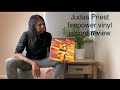 Judas Priest firepower vinyl record review unboxing