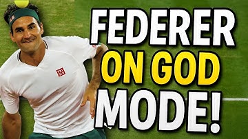 1 Hour of Roger Federer God Mode on Grass