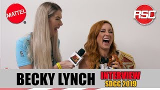 BECKY LYNCH - WWE Ringside Collectibles Interview at SDCC 2019 San Diego Comic Con