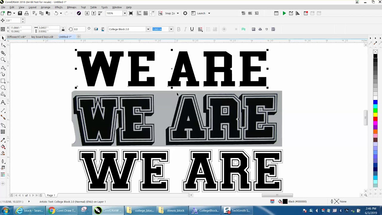 Corel Draw Tips & Tricks FONTS more Info YouTube