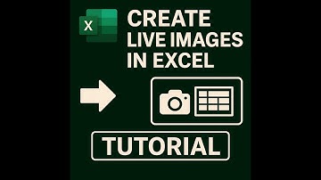 Create Live Images in Excel Using the Camera Tool | Excel Training & Study Guide