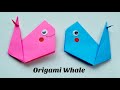 Cute Origami Whale 🐋 | How to make Paper Whale | Origami Craft | Diary Of Origami