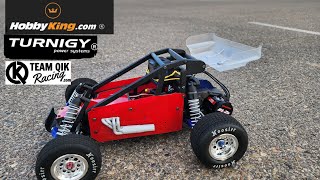 TEAM QIK RACING 104 POCKET BANDIT/ HOBBYKING TURNIGY BATTERY TESTING