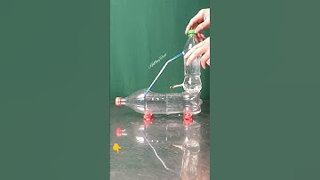 Smart eternal flowing water without electricity using plastic bottles