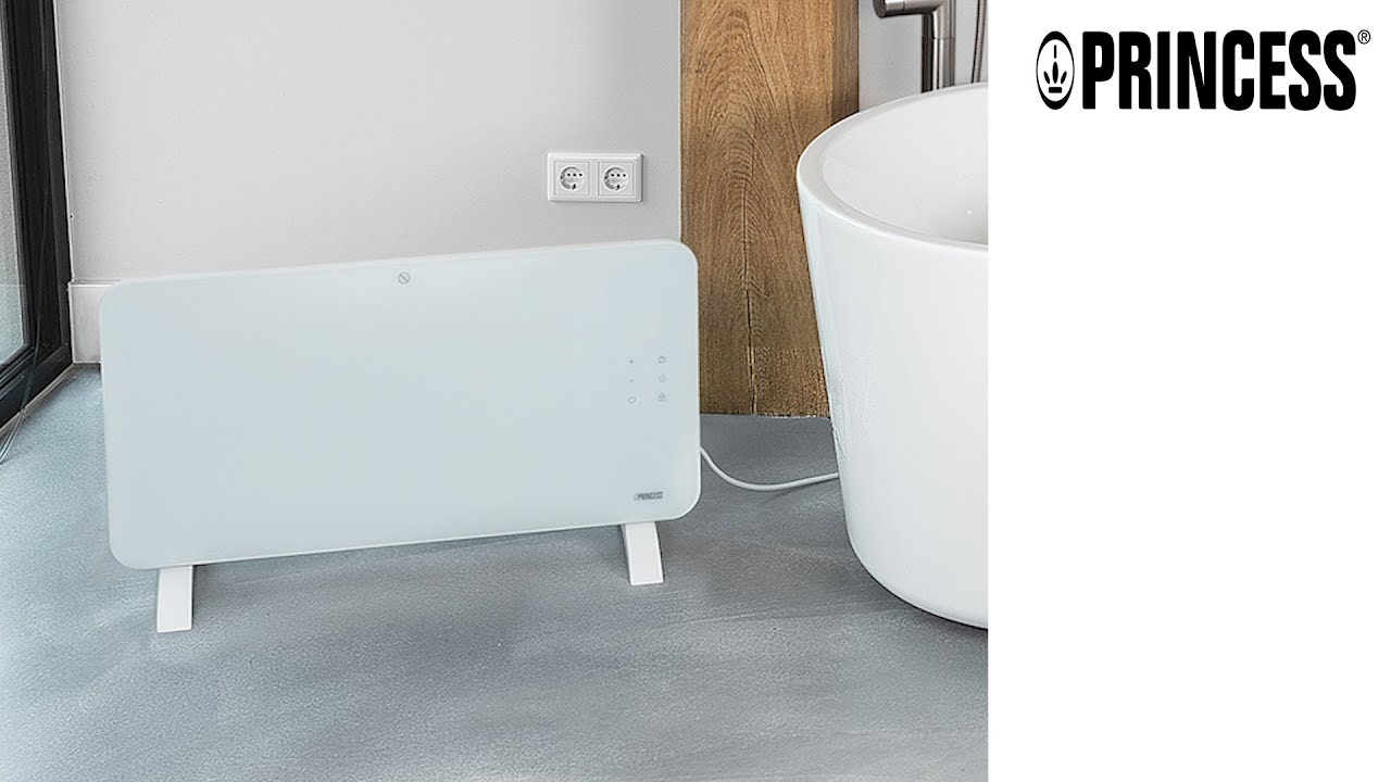 Princess 341501 Smart Glass Panel Heater 1500W | Princess