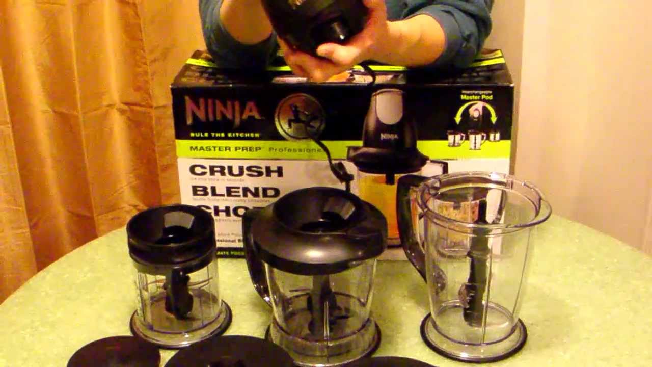 Ninja Master Prep Professional Blender/Food Processor with 16 Oz