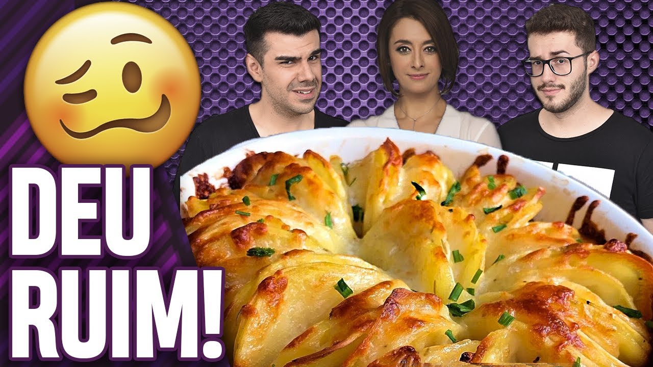 TESTANDO A RECEITA DE BATATAS GRATINADAS DA CATIA FONSECA DO MELHOR DA TARDE! | Virou Festa