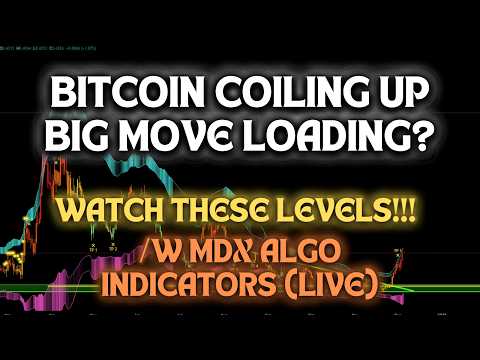 Video preview for BITCOIN SUPPORT HOLDING? BULLS MUST HOLD THIS LEVEL! /w MDX ALGO INDICATORS(Live) (sol, hype, troll)